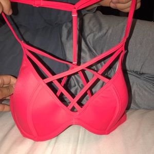 Red bikini top